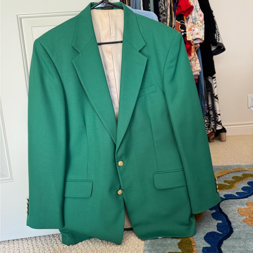 Men's Green “Master’s” Blazer Size: 40R